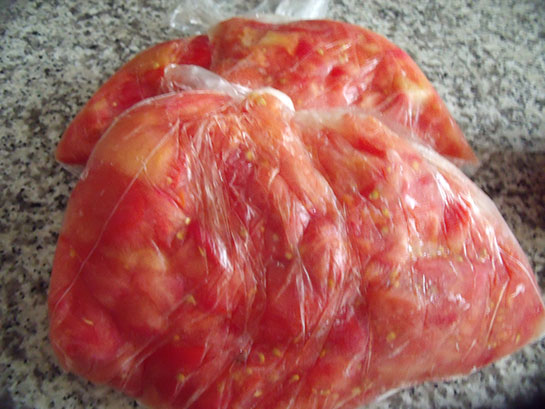 Derin Dondurucuda Domates Saklama